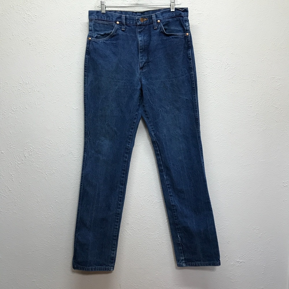 Wrangler Men's Straight Jeans Navy Blue